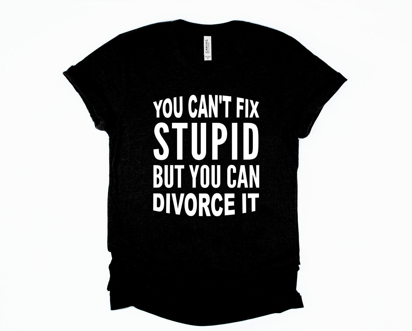 Wholesale You Can Divorce It Graphic Tee - Black