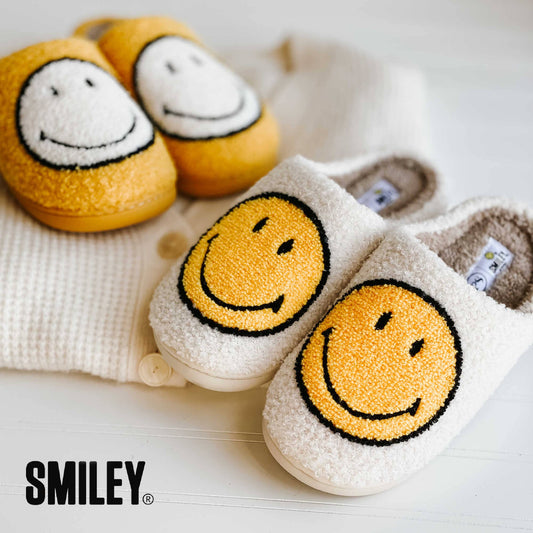 Smiley® x Pretty Simple Smiley Slippers $5 DEAL