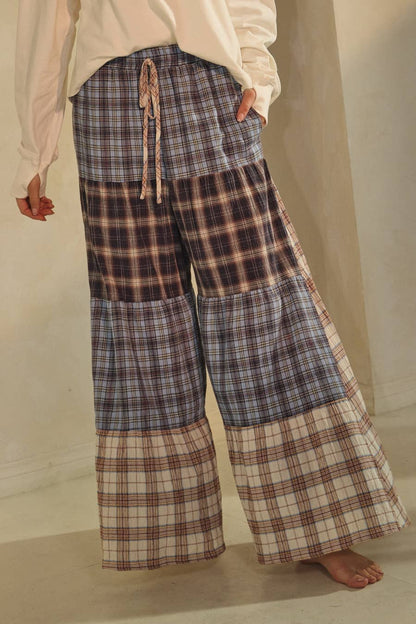 Relaxed Patchwork Pants