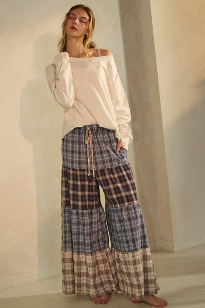Relaxed Patchwork Pants