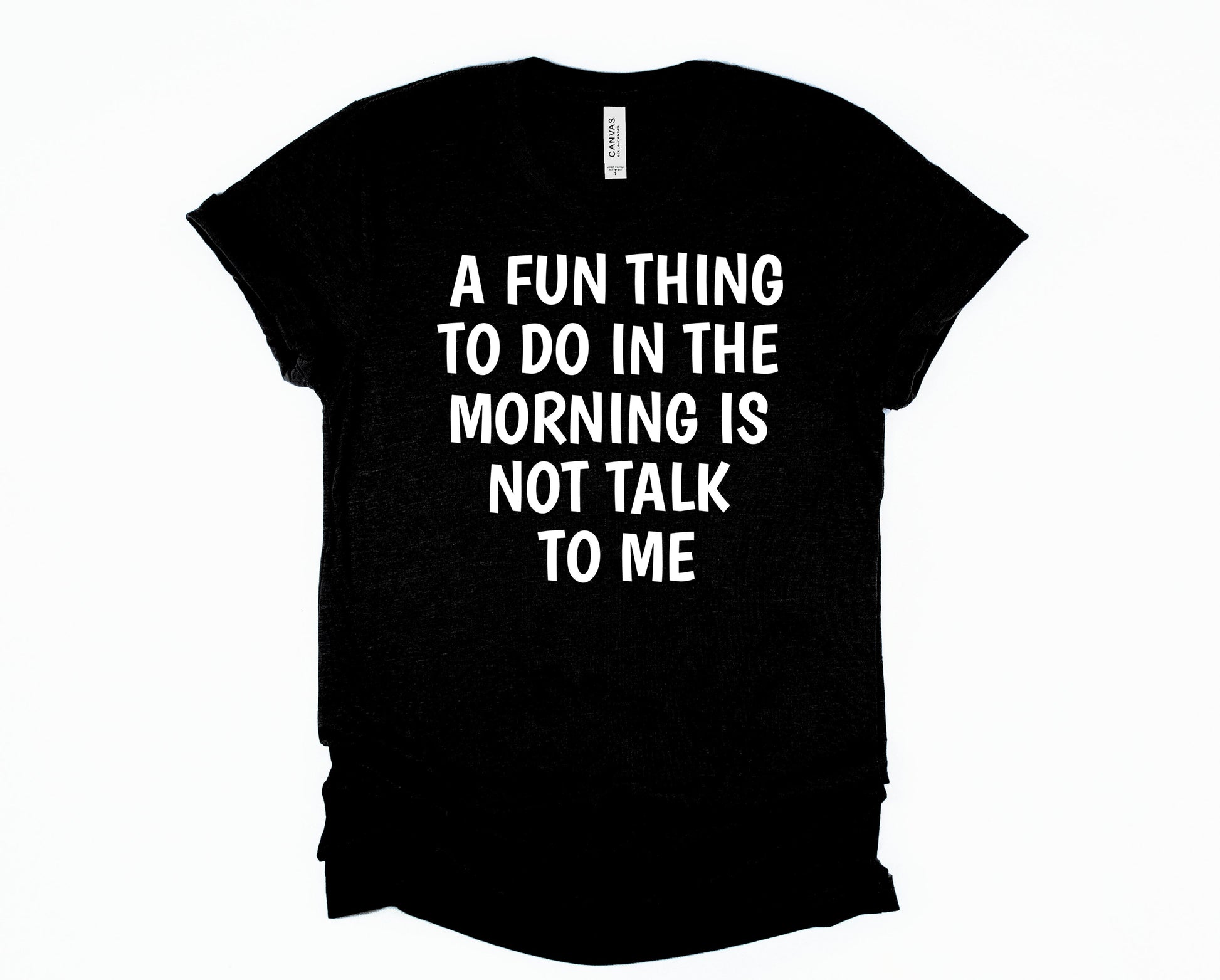 Wholesale A Fun Thing Graphic Tee - Black