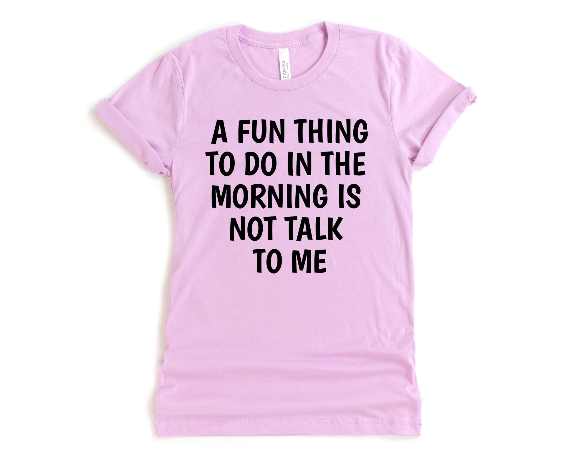 Wholesale A Fun Thing Graphic Tee - Lilac