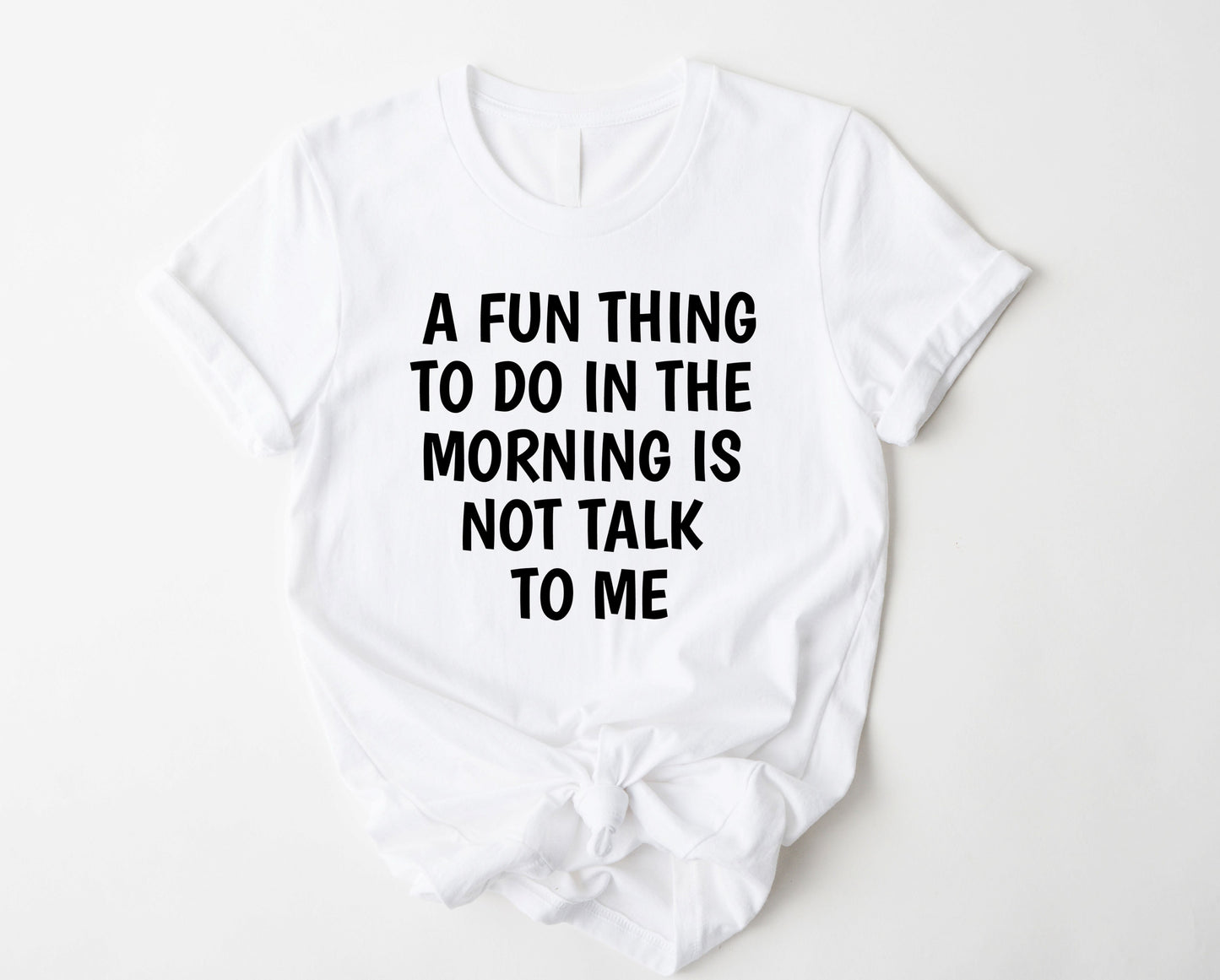 Wholesale A Fun Thing Graphic Tee - White