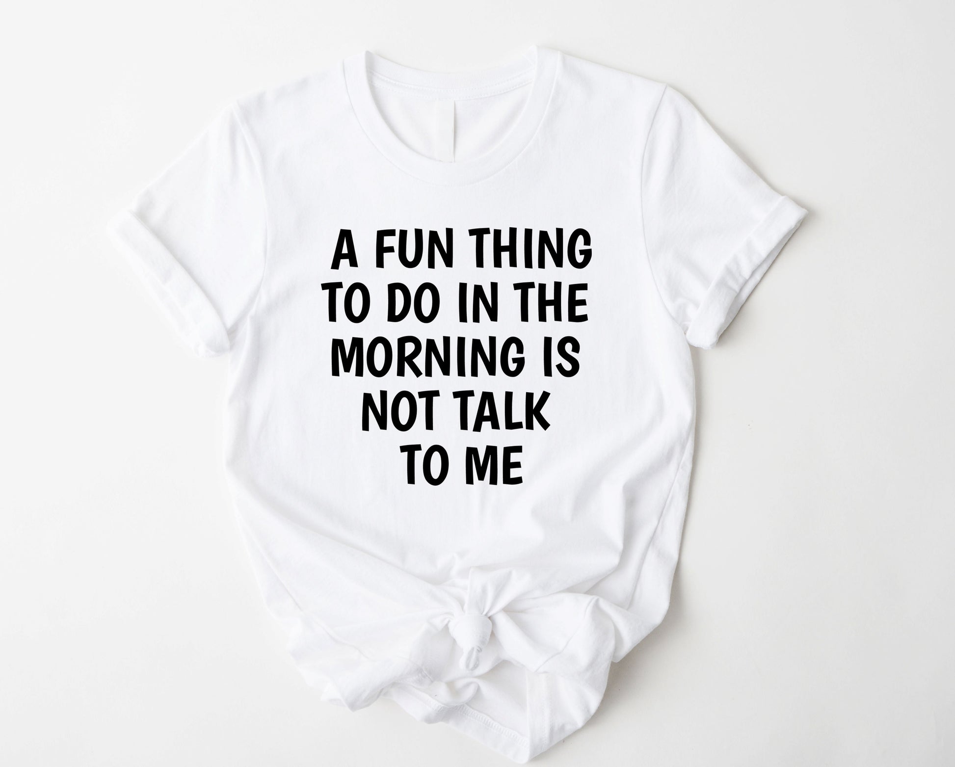 Wholesale A Fun Thing Graphic Tee - White