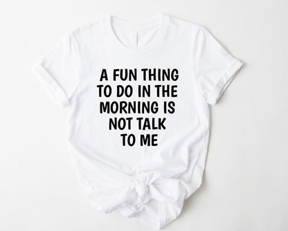 Wholesale A Fun Thing Graphic Tee - White