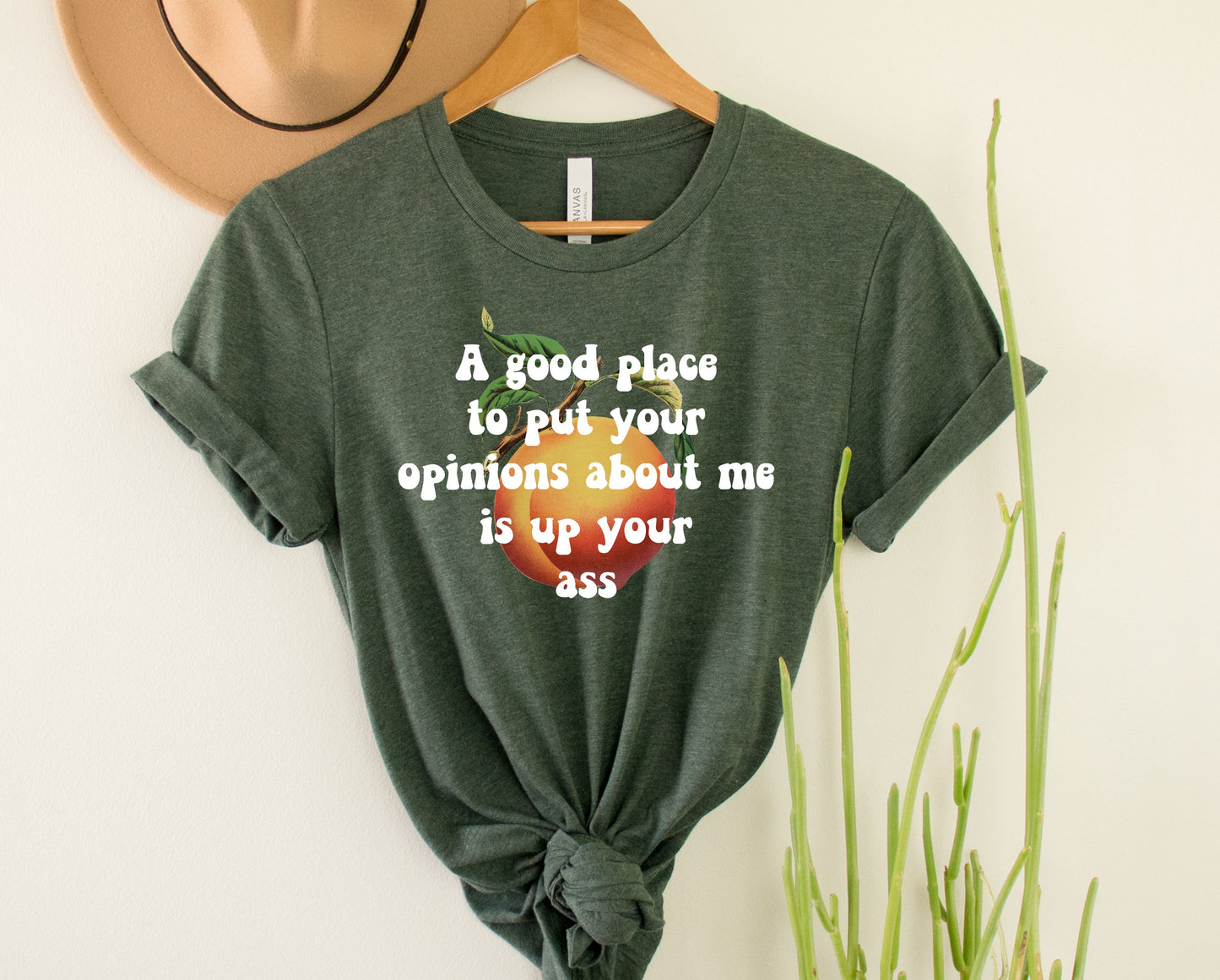 Wholesale A Good Place to Put Your Opinions Graphic Tee - White