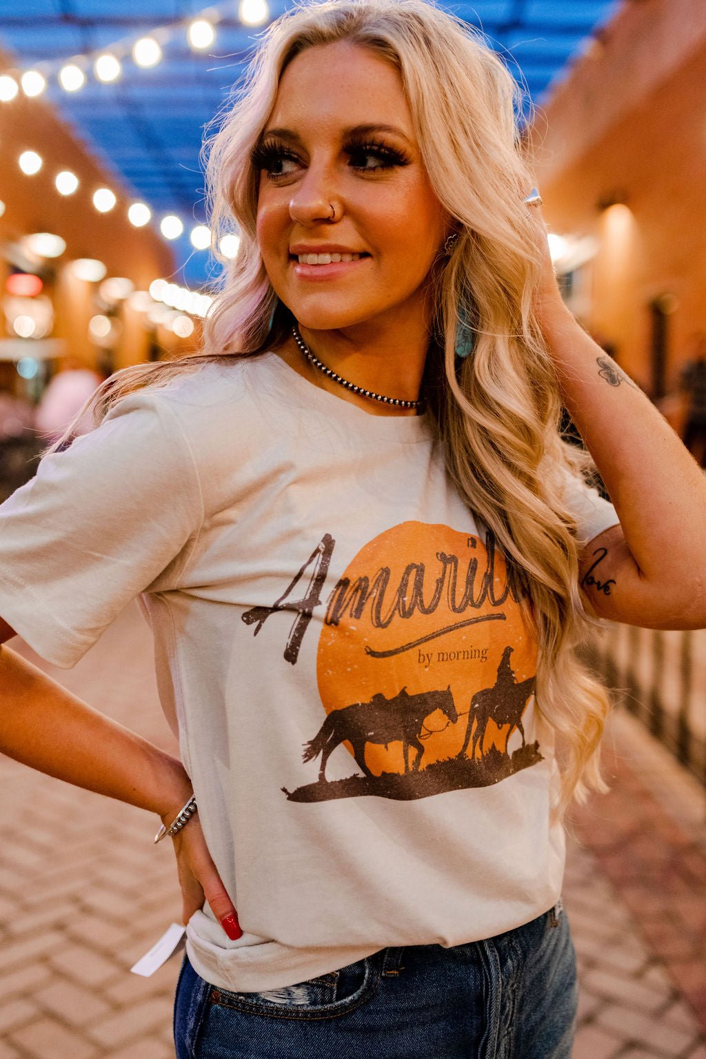 Amarillo by Mornin' Western Graphic TeeCementS