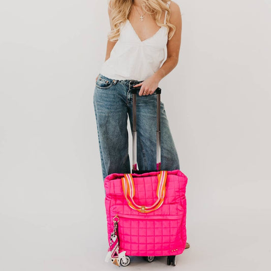 Pretty Simple: Tenley Quilted Tote Roller Bag