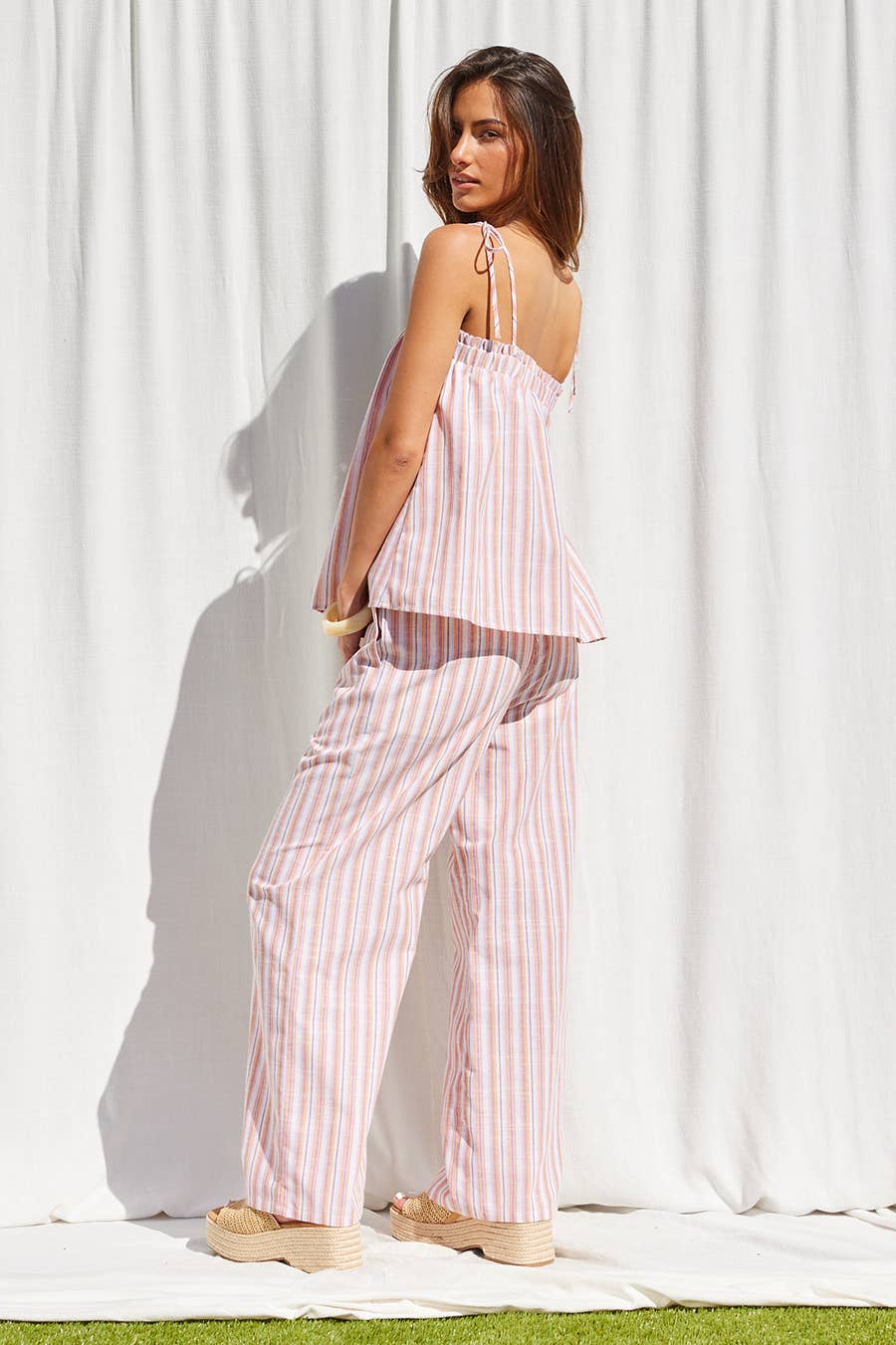 ILLA ILLA Square Neckline Pant Set