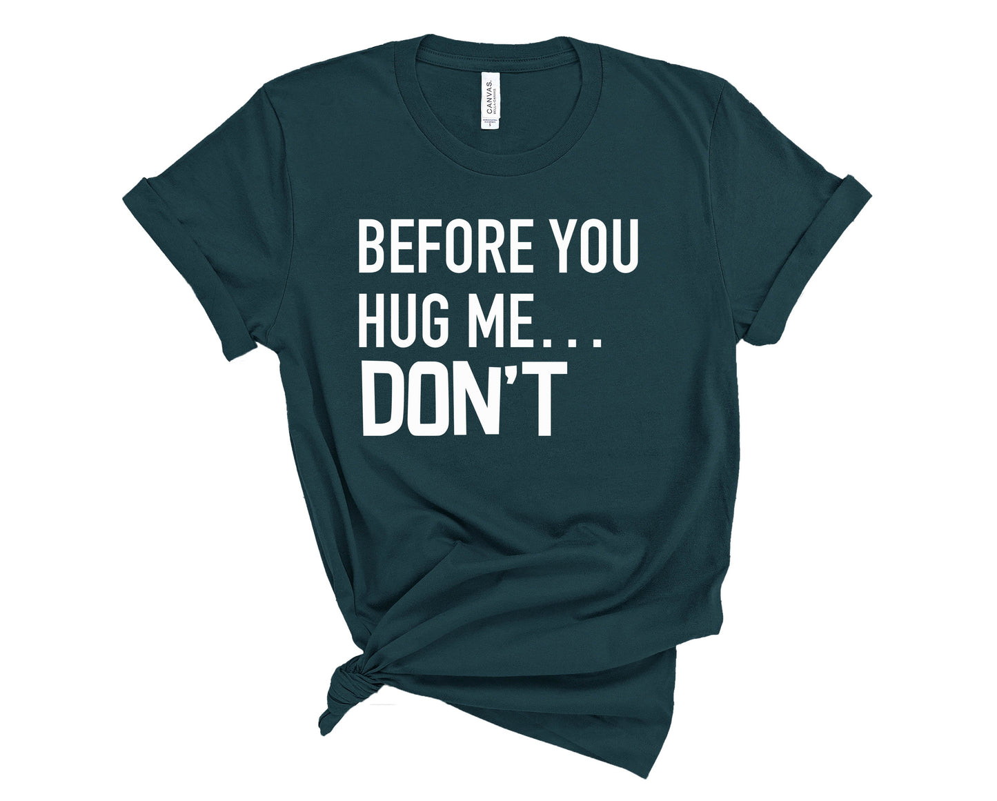 Wholesale Before You Hug Me Graphic Tee - Black