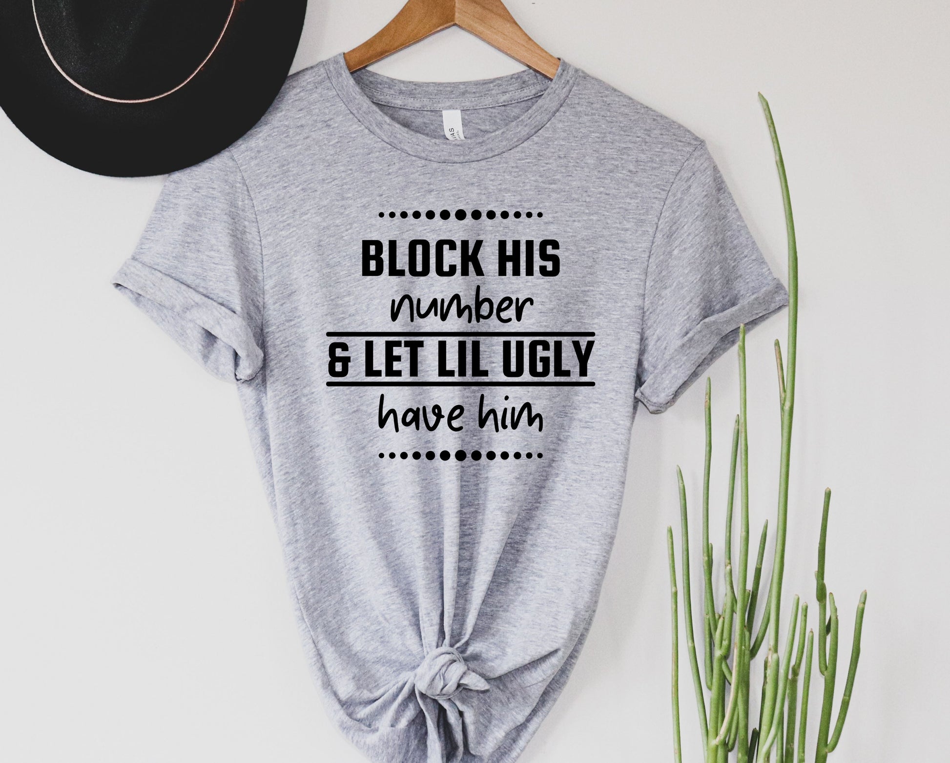 Wholesale Block Him Graphic Tee - Mint