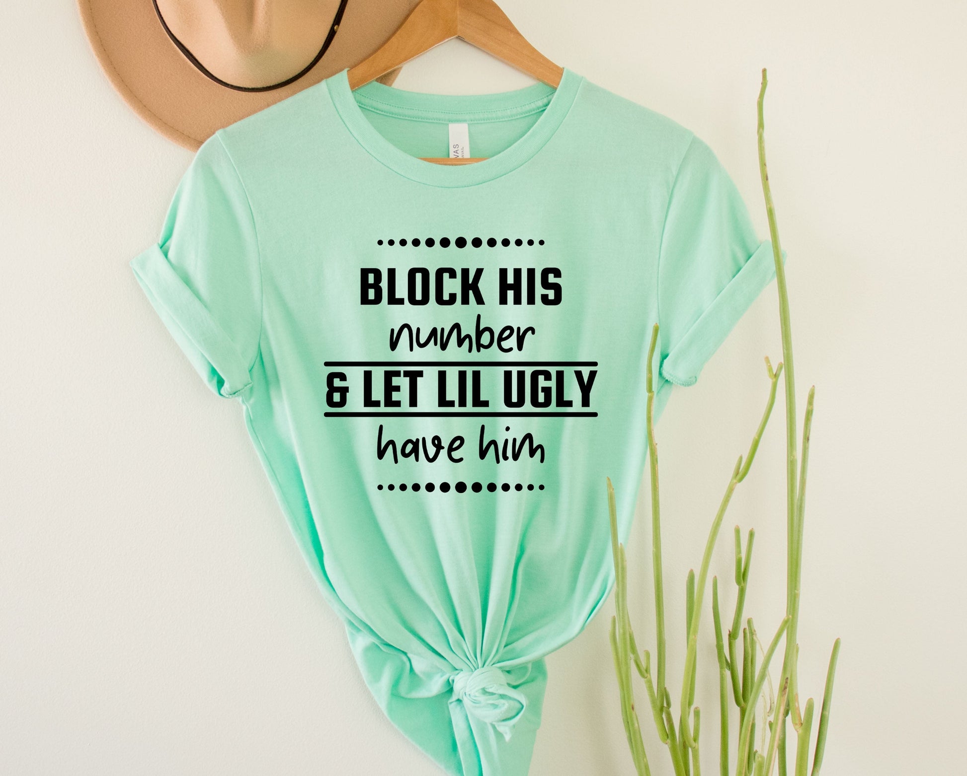 Wholesale Block Him Graphic Tee - Sand