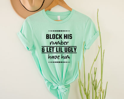 Wholesale Block Him Graphic Tee - Sand