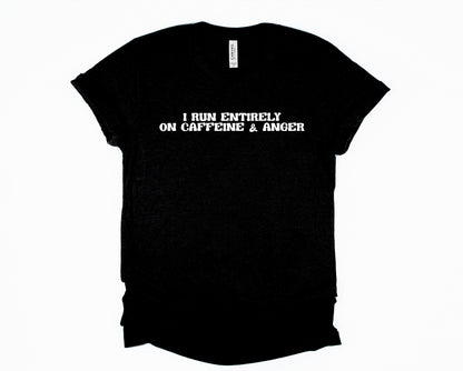 Wholesale Caffeine & Anger Graphic Tee - Atlantic