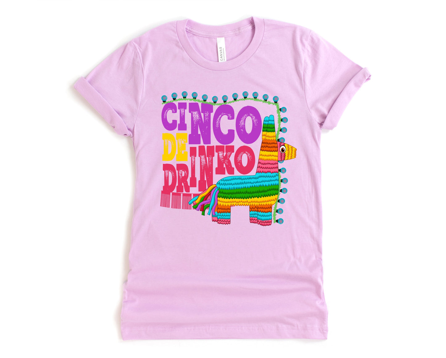Wholesale Cinco De Drinko Graphic Tee - Mint