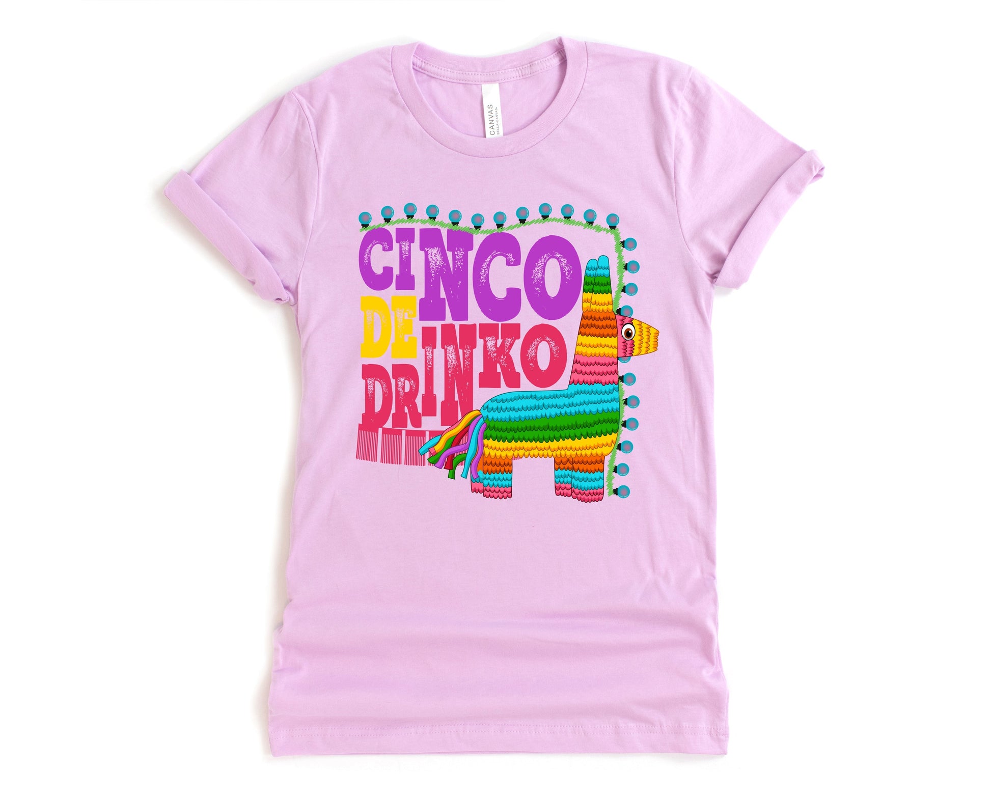 Wholesale Cinco De Drinko Graphic Tee - Mint