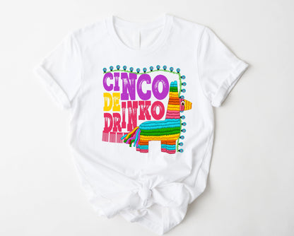 Wholesale Cinco De Drinko Graphic Tee - Lavender