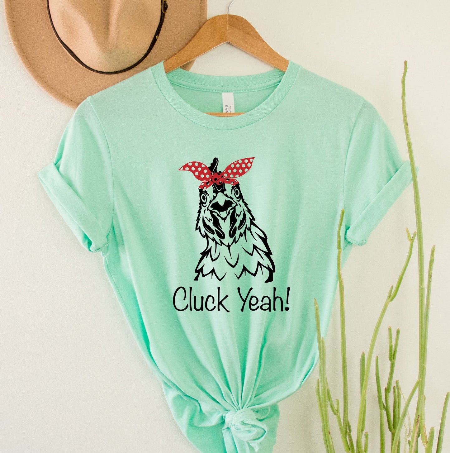 Wholesale Cluck Yeah Graphic Tee - White
