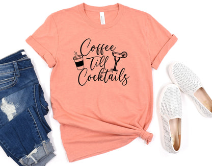 Wholesale Coffee Till Cocktails Graphic Tee - Mint