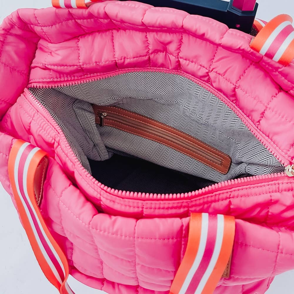 Pretty Simple: Tenley Quilted Tote Roller Bag