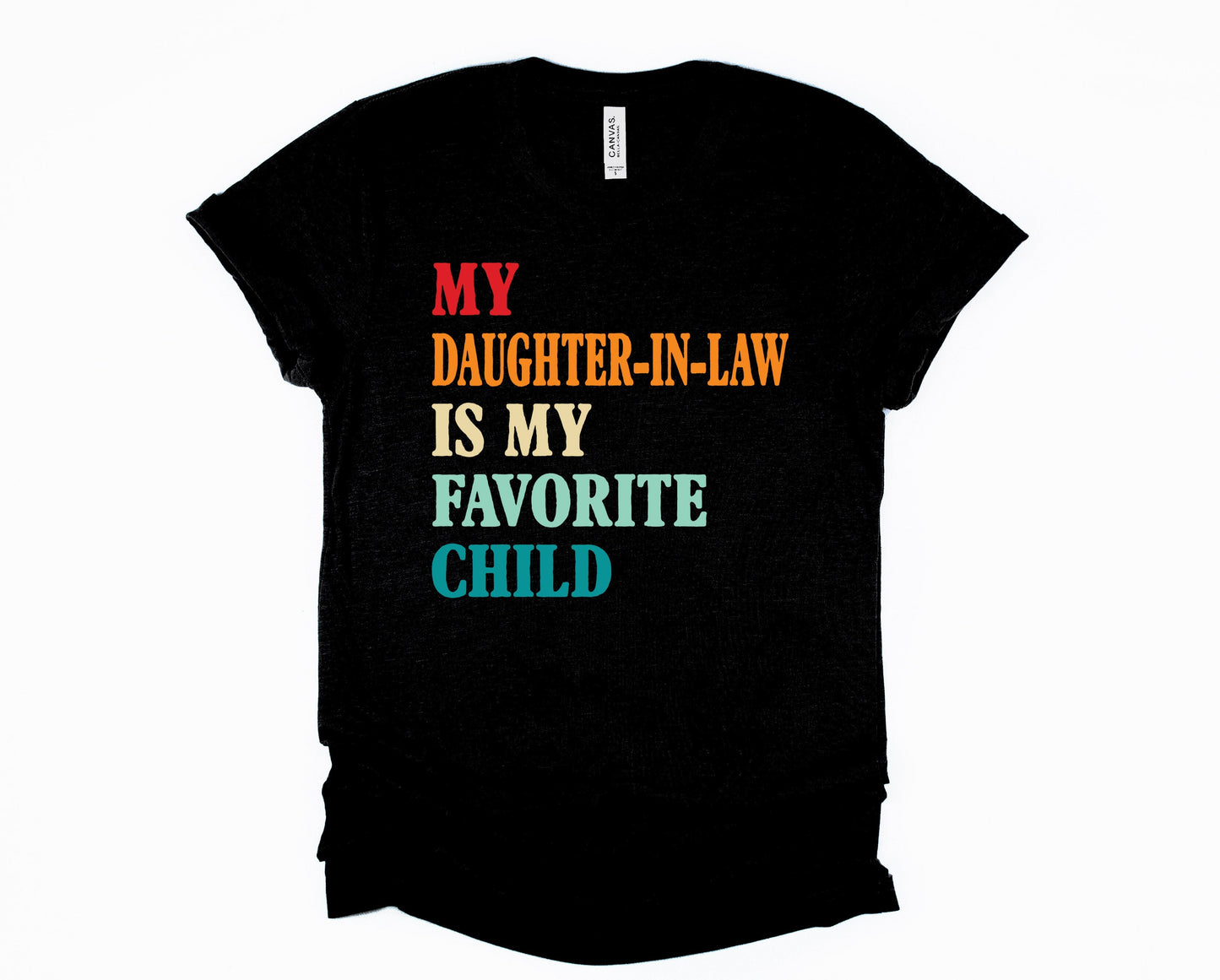 Wholesale Daughter-in-law Graphic Tee - Black