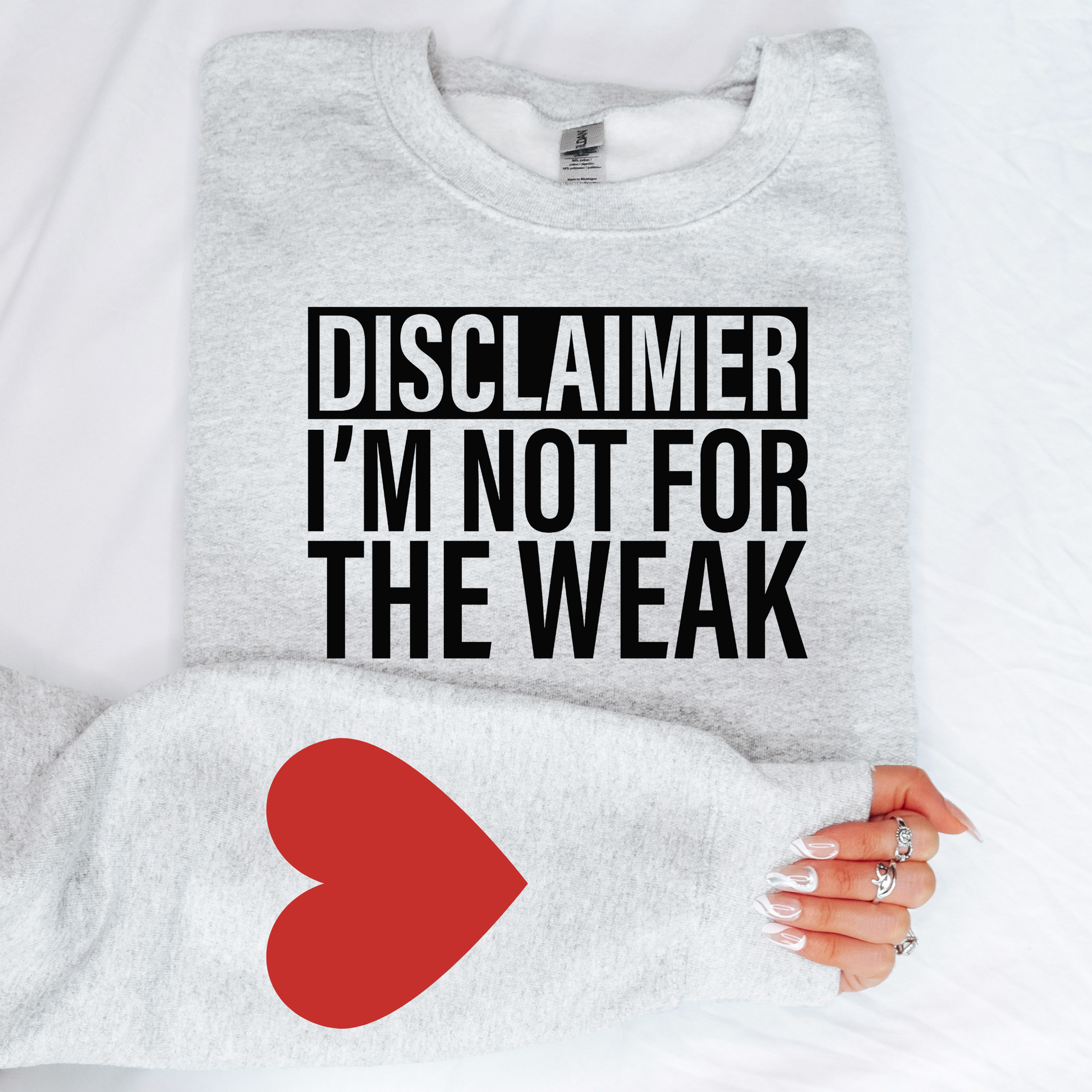 Wholesale Disclaimer - Grey Sweatshirt