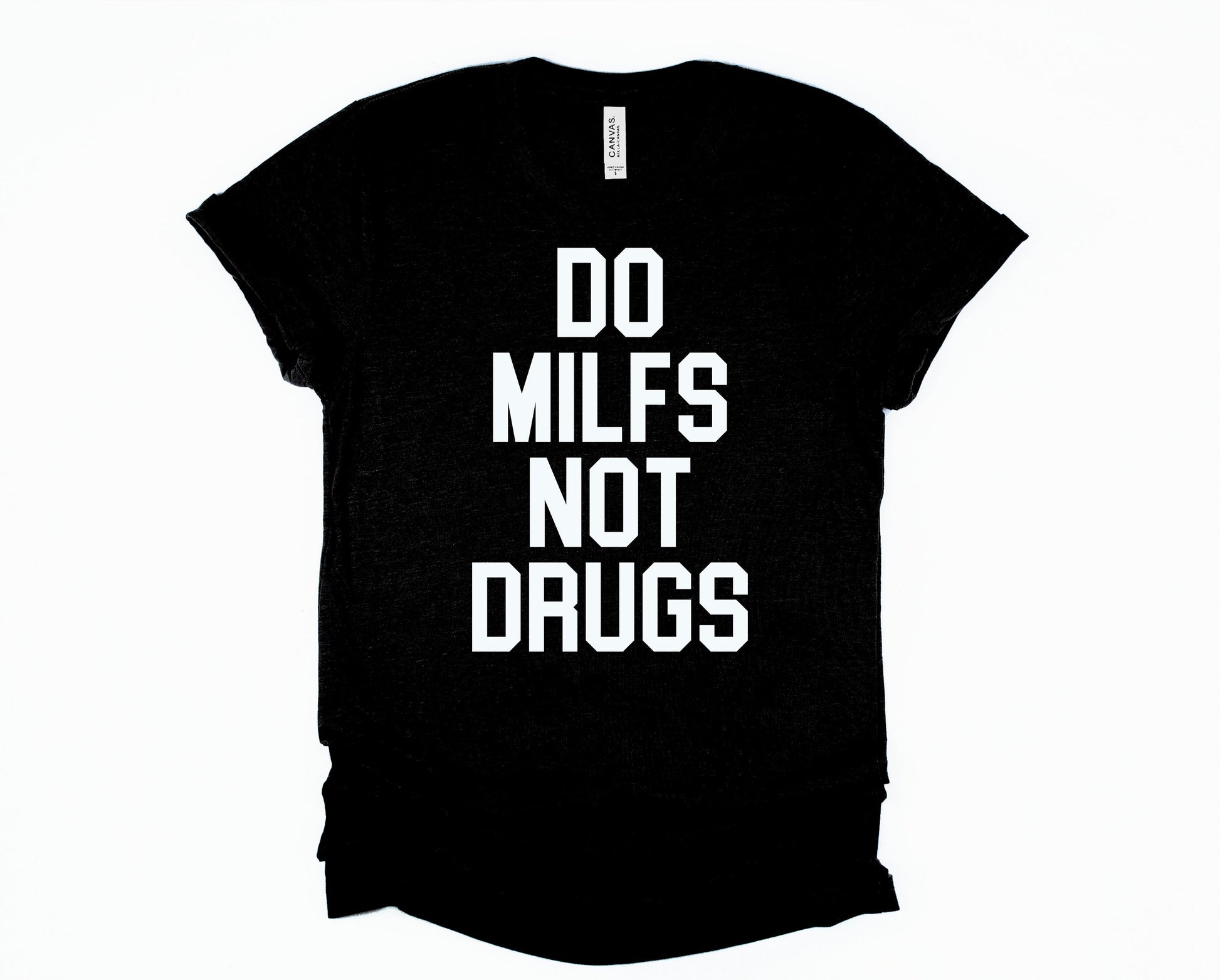 Wholesale Do MILFS Not Drugs Graphic Tee - Black