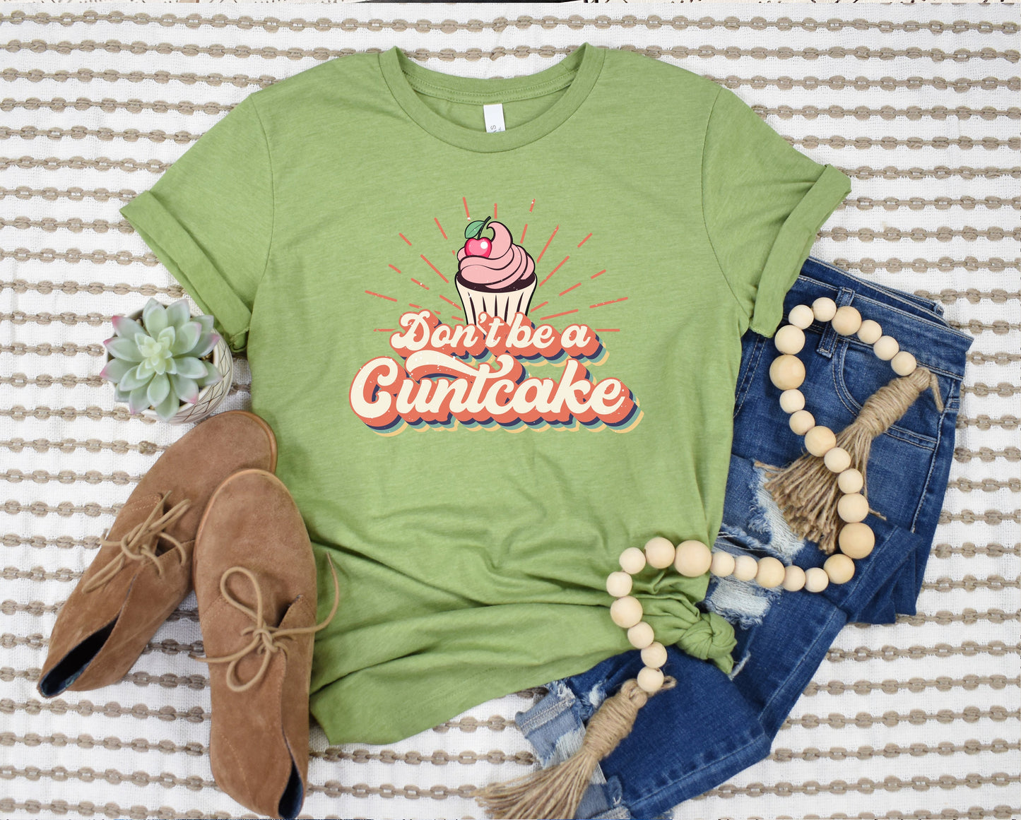 Wholesale Don't be a Cuntcake Graphic Tee - White