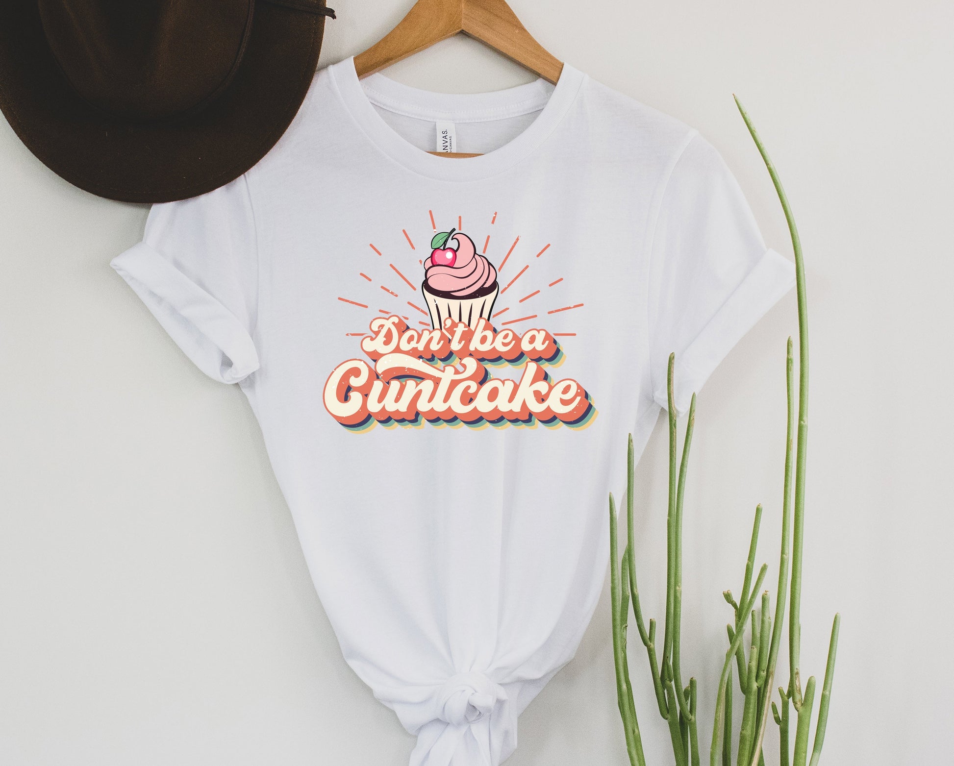 Wholesale Don't be a Cuntcake Graphic Tee - Heathered Green
