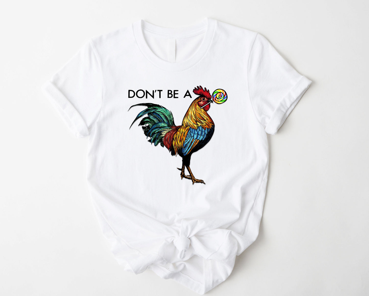 Wholesale Don't Be a Sucker Graphic Tee - Gold Tee