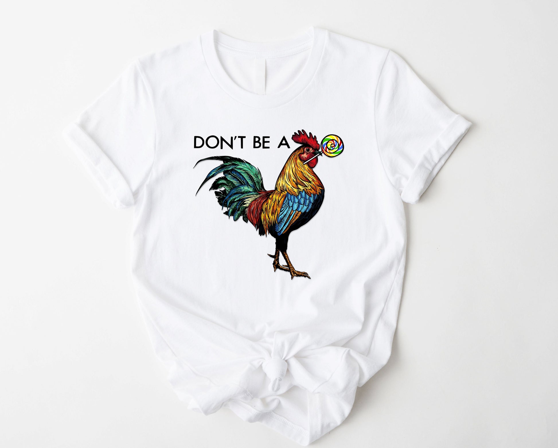 Wholesale Don't Be a Sucker Graphic Tee - Gold Tee