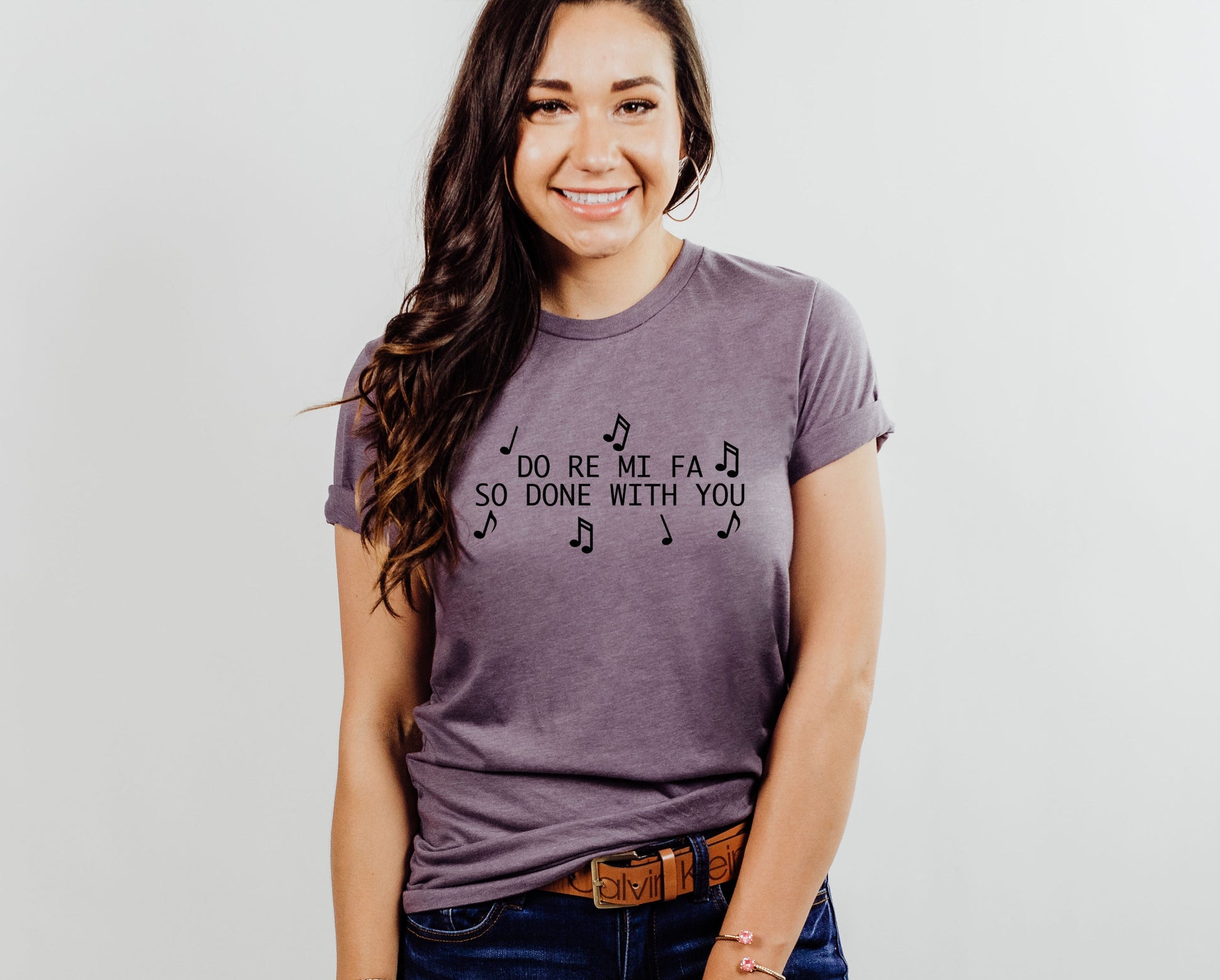 Wholesale Do Re Mi Graphic Tee - Lilac