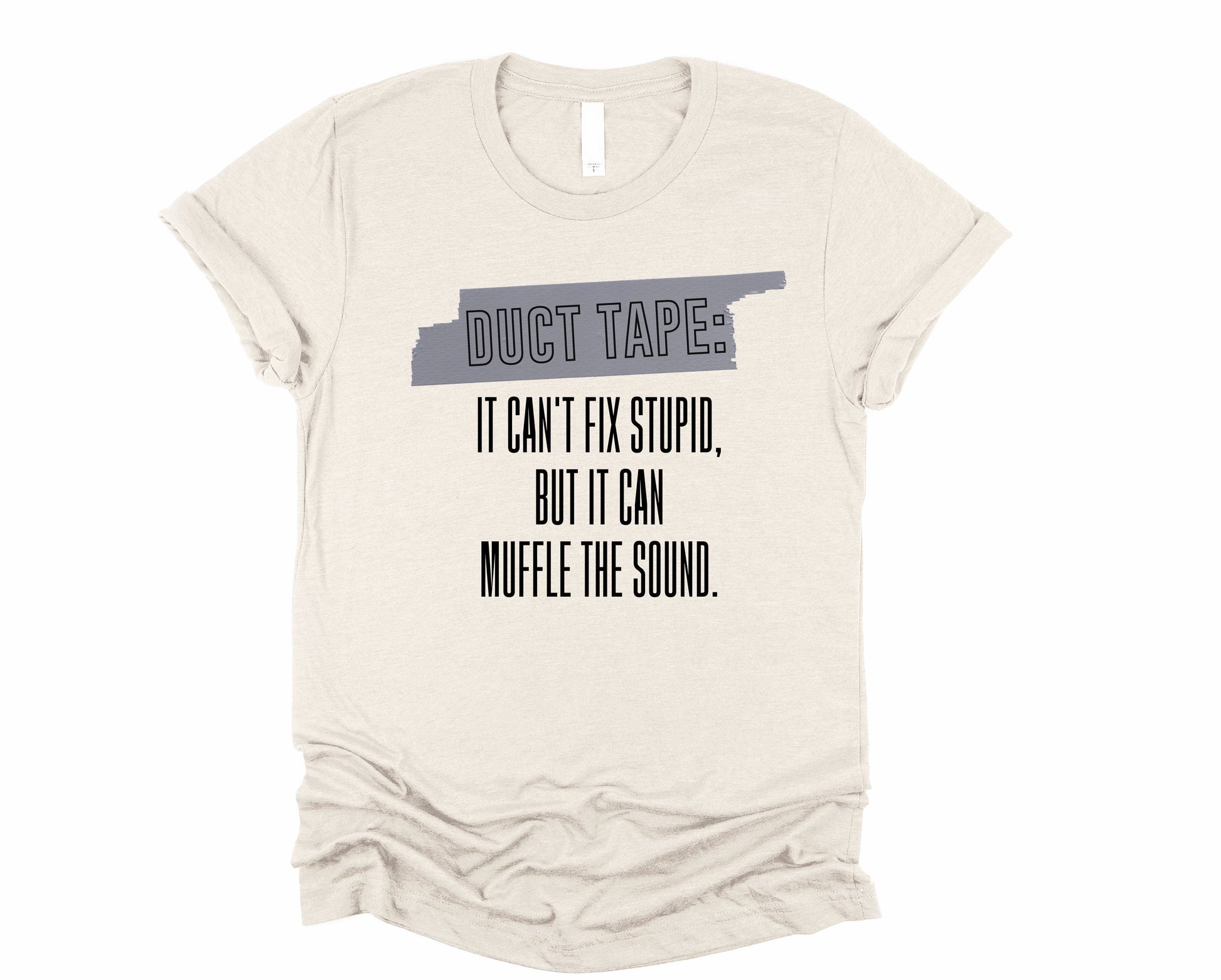 Wholesale Duct Tape Graphic Tee - Clay