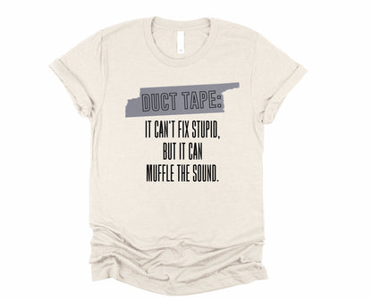 Wholesale Duct Tape Graphic Tee - Clay