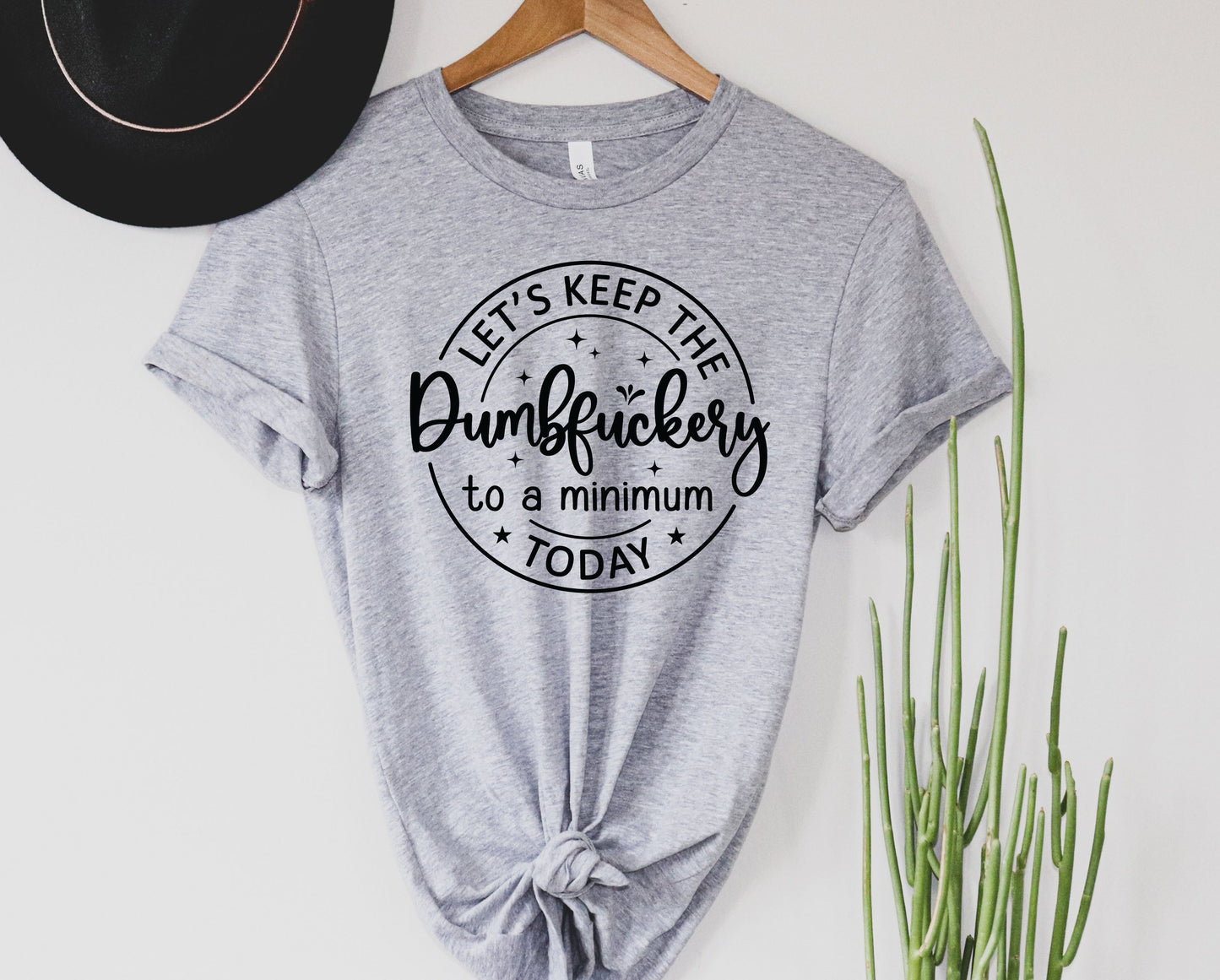 Wholesale Dumbfuckery Graphic Tee - Black