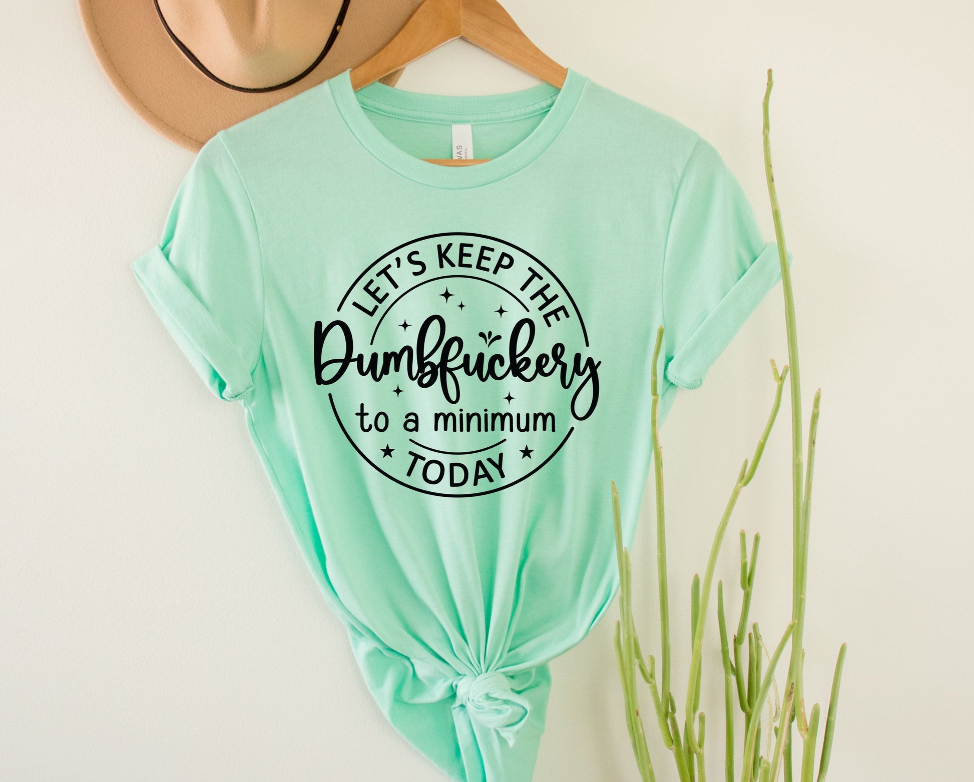 Wholesale Dumbfuckery Graphic Tee - Heather Grey