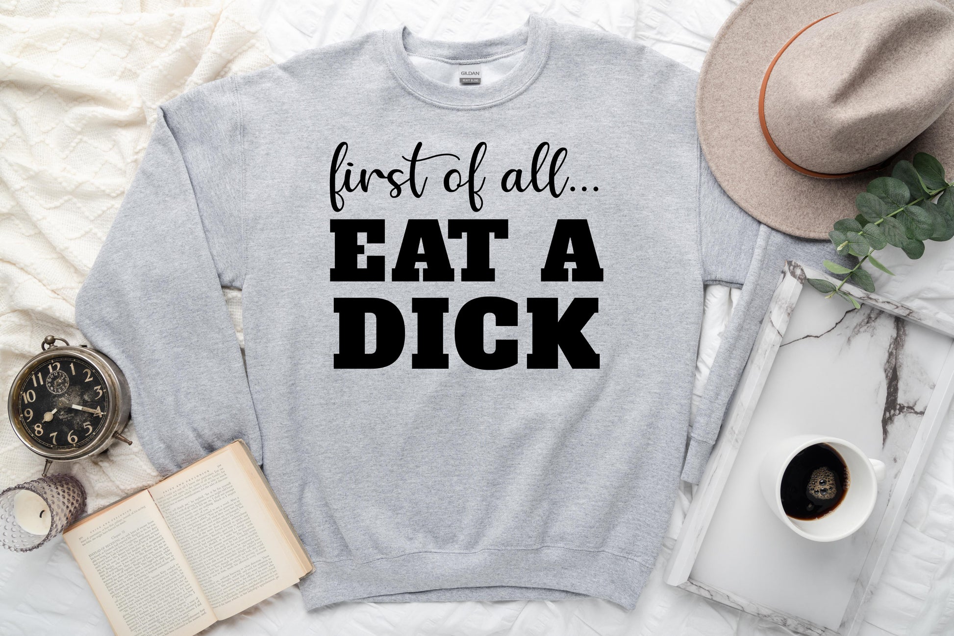 Wholesale Eat a D*ck Sweatshirt - Black Sweatshirt