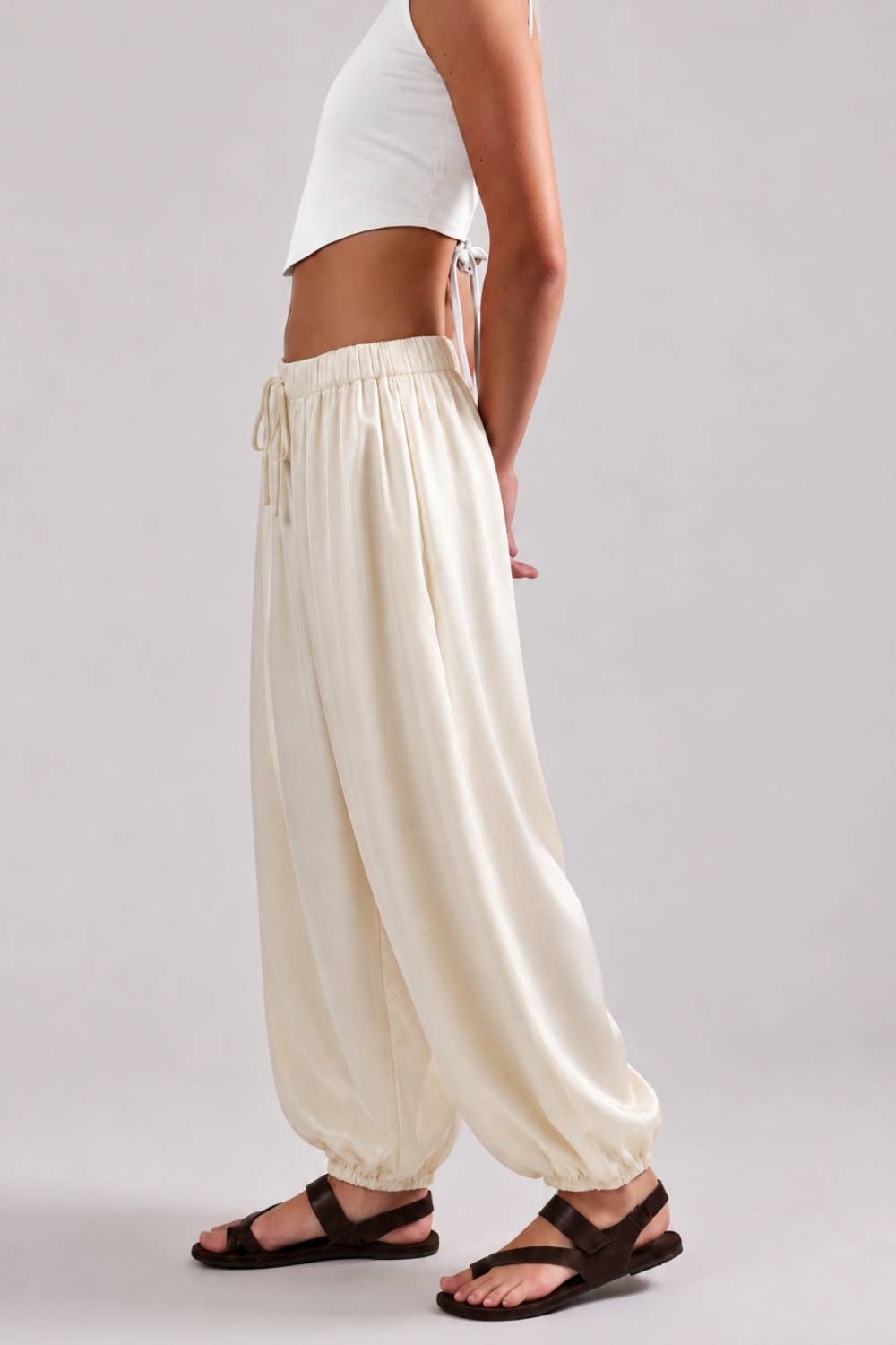 Miss Love Balloon Crepe Pants
