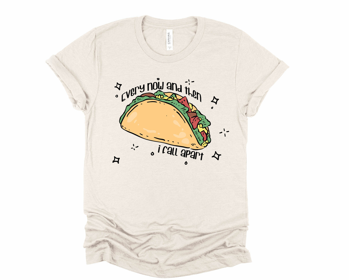 Wholesale Every Now and Then I fall apart Graphic Tee - Green