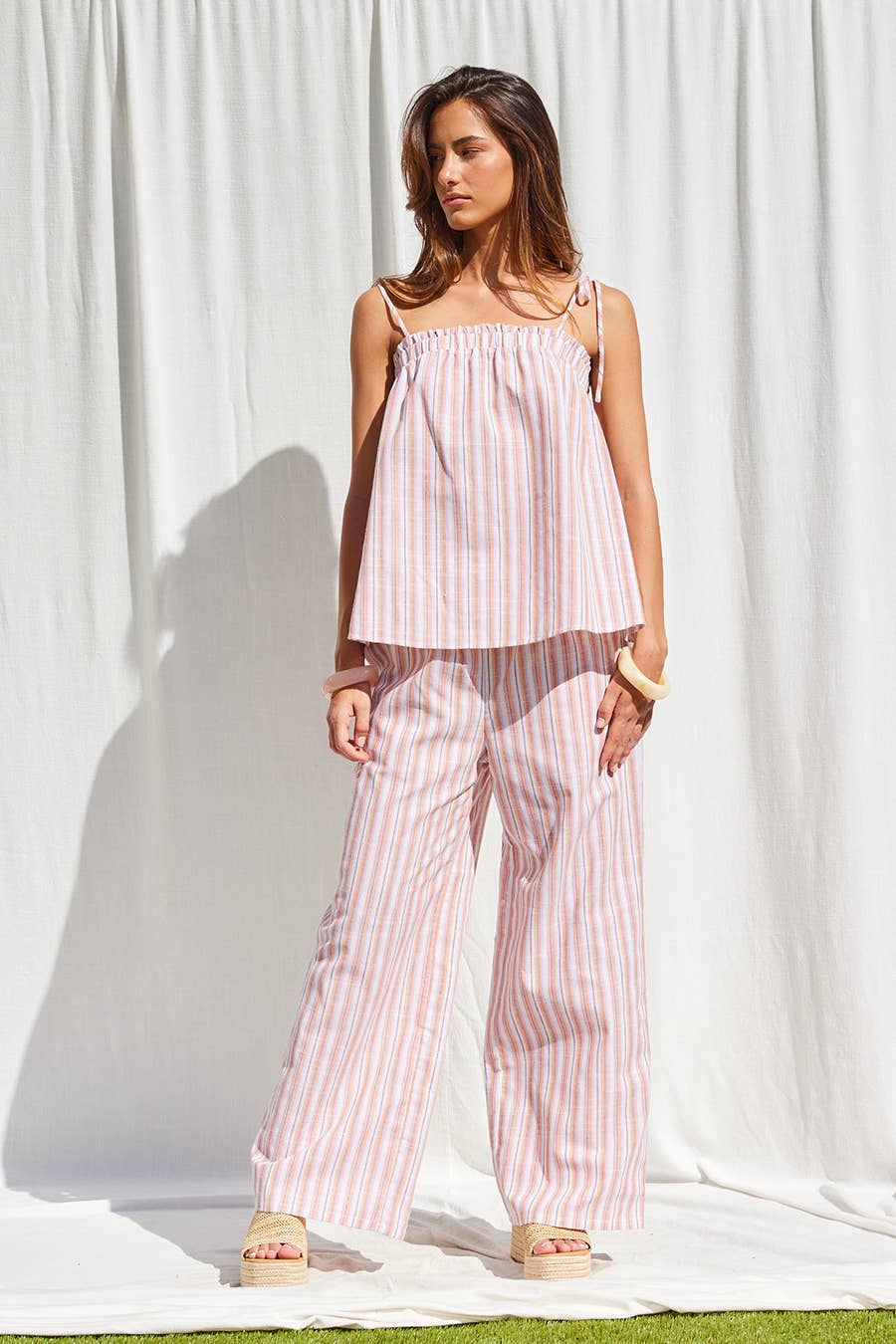 ILLA ILLA Square Neckline Pant Set