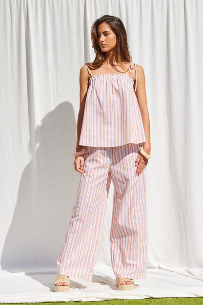 ILLA ILLA Square Neckline Pant Set