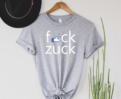 Wholesale F Zuck Graphic Tee - Grey Tee