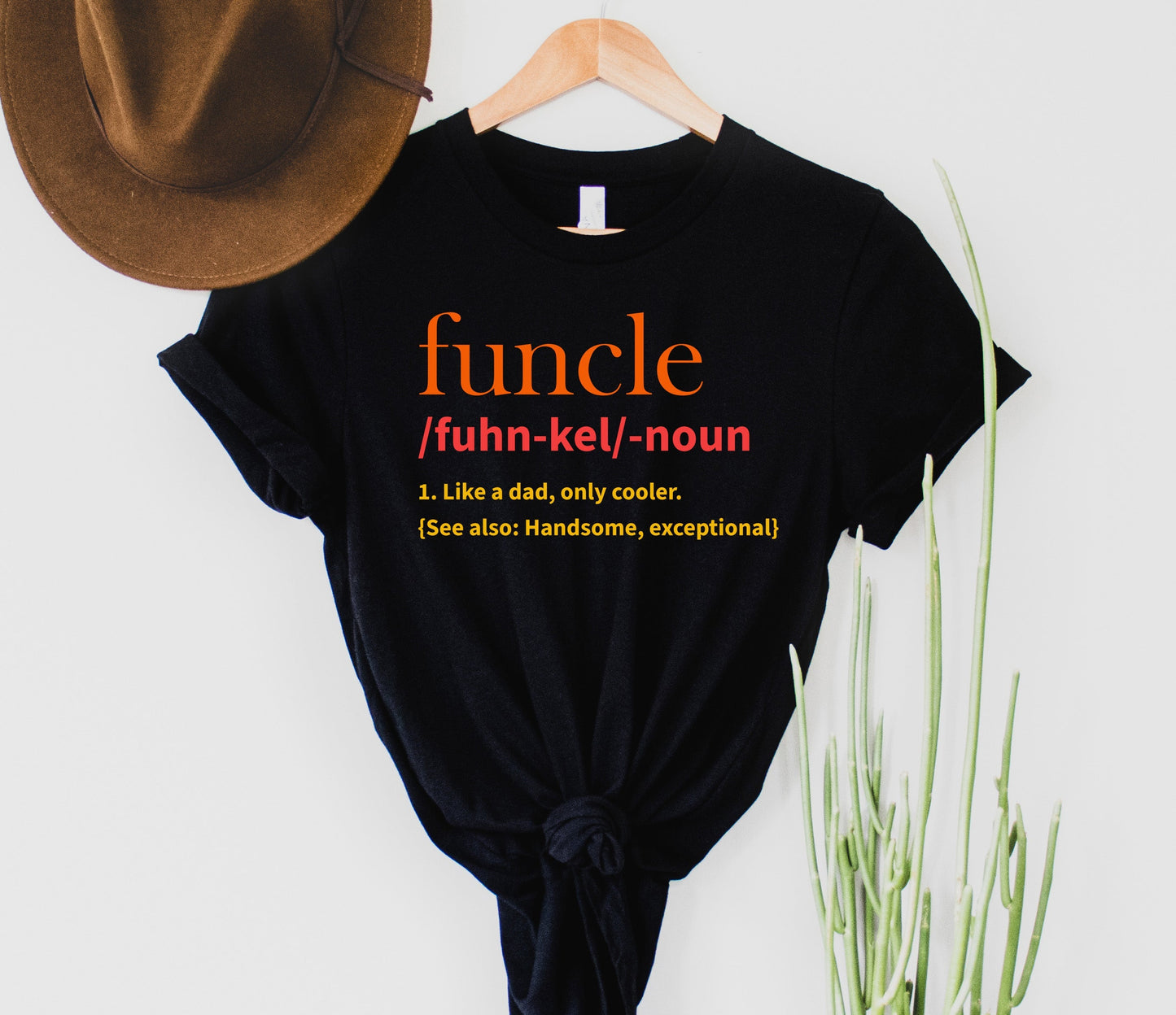 Wholesale Funcle Graphic Tee - Black Tee