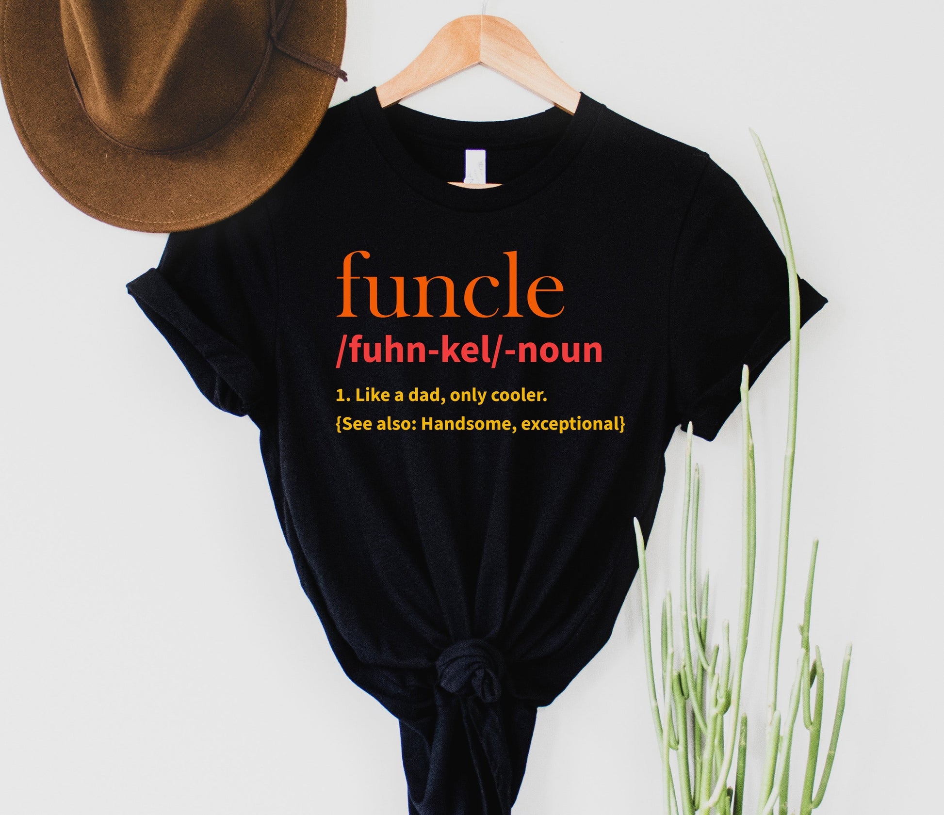 Wholesale Funcle Graphic Tee - Black Tee