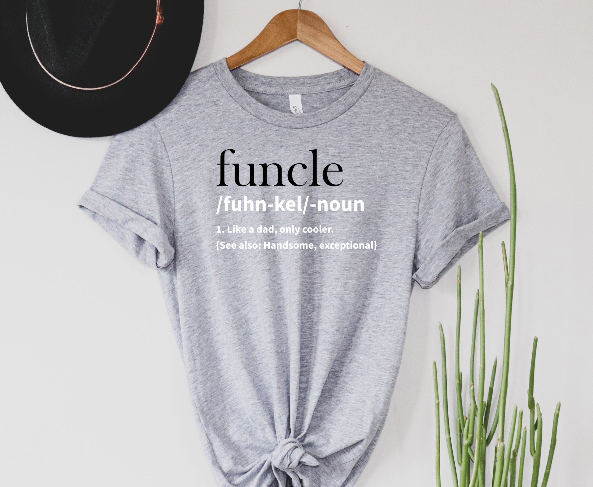 Wholesale Funcle Graphic Tee - Grey Tee