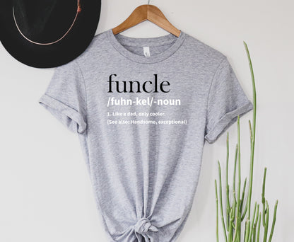 Wholesale Funcle Graphic Tee - Grey Tee
