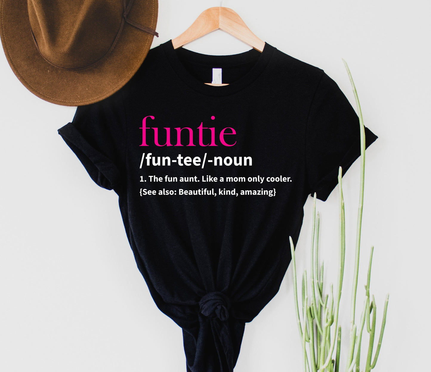 Wholesale Funtie Graphic Tee - Black