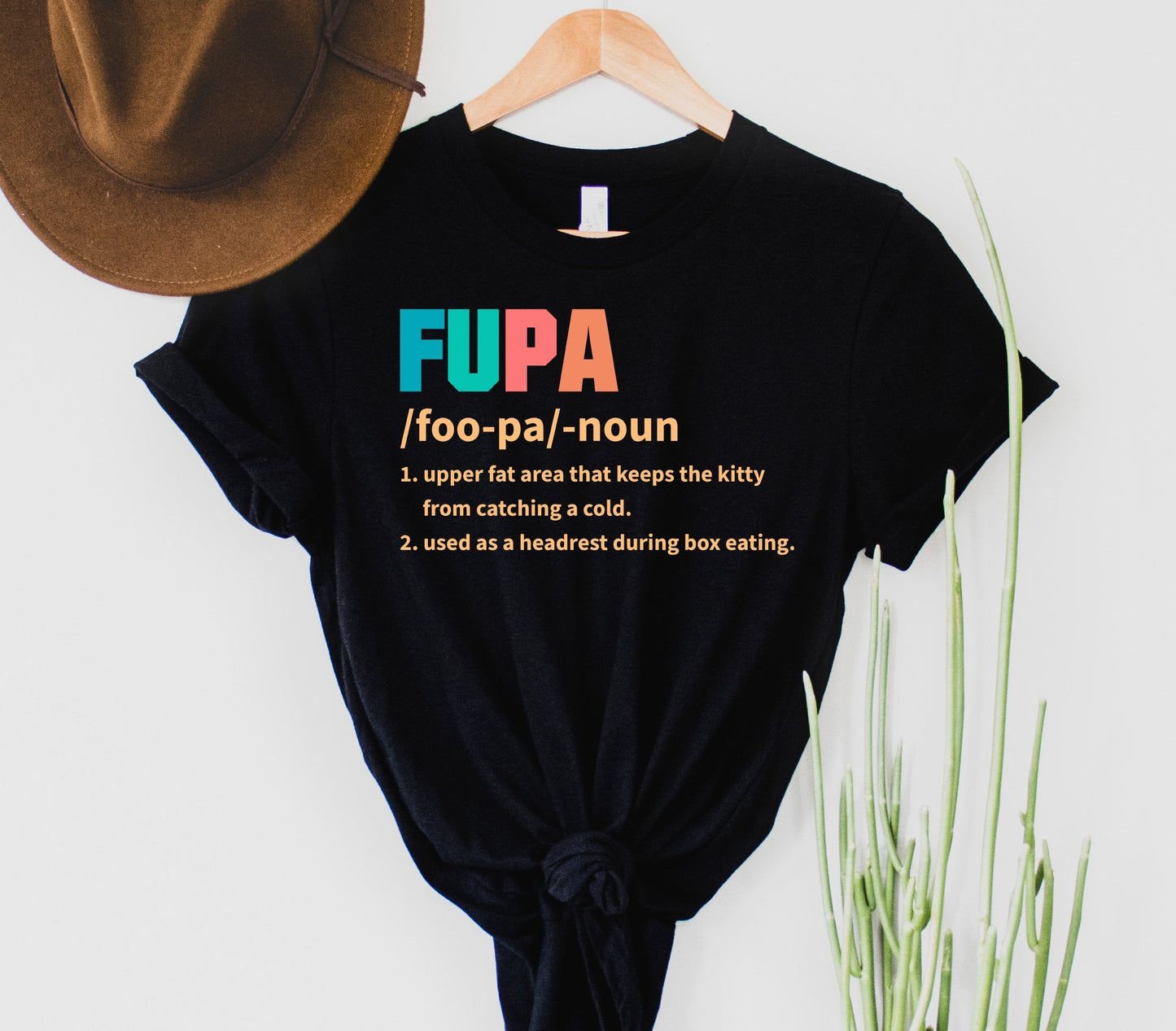 Wholesale Fupa Definition Graphic Tee - Black
