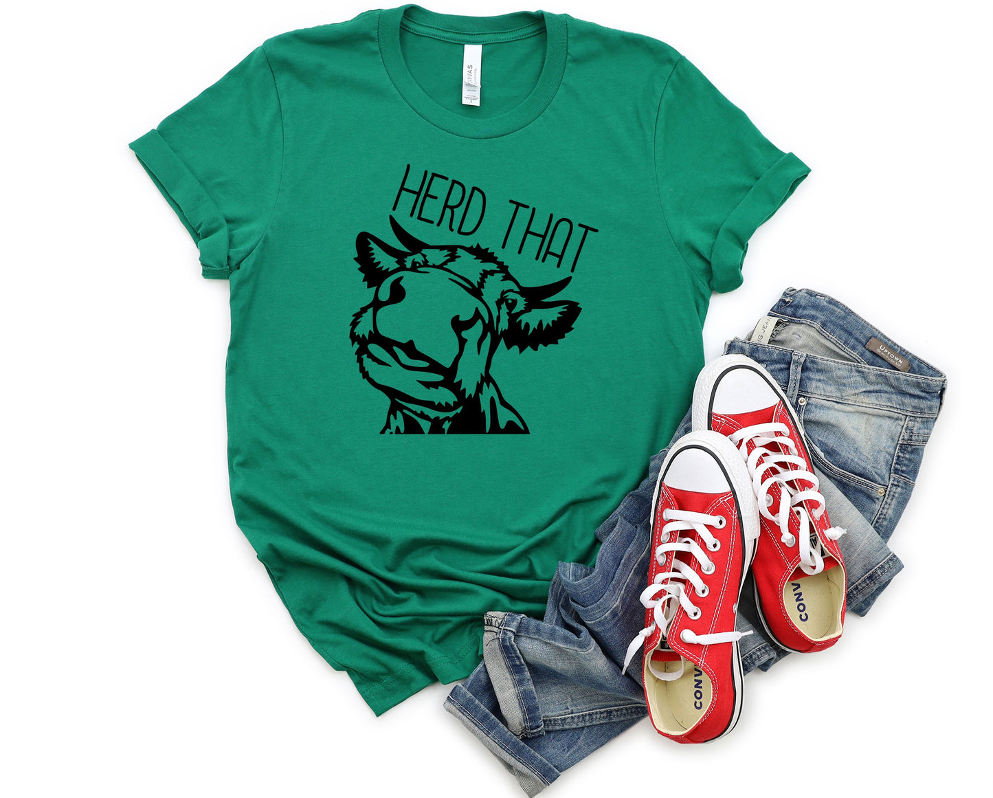 Wholesale Herd That Graphic Tee - Gree Tee