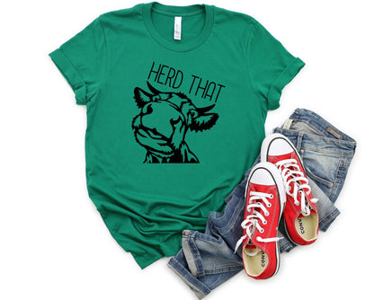 Wholesale Herd That Graphic Tee - Gree Tee